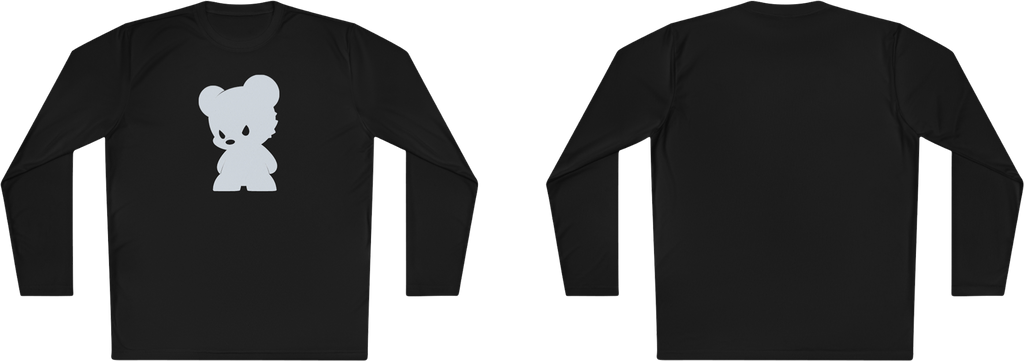 100% Cotton Long Sleeve Tee | Minimalism-Bear-005