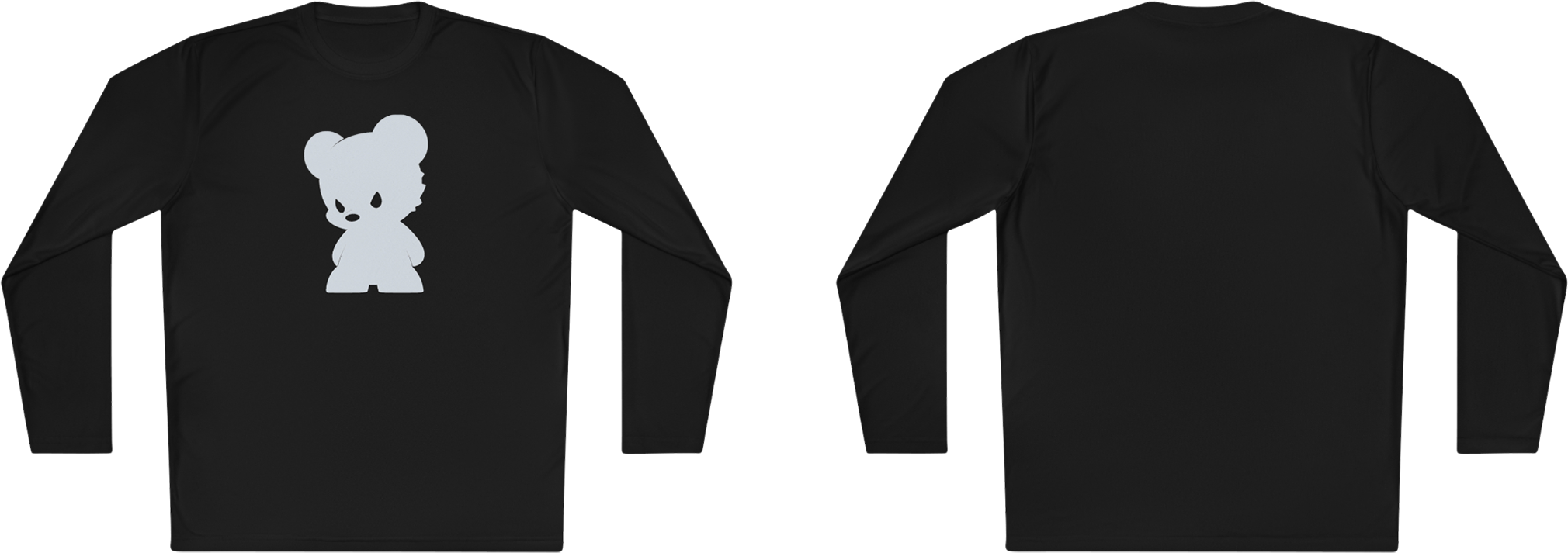 100%纯棉长袖T恤 | Minimalism-Bear-005 