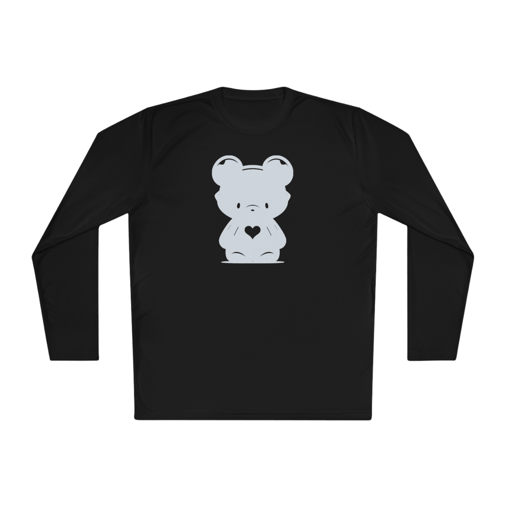 100% Cotton Long Sleeve Tee | Minimalism-Bear-007
