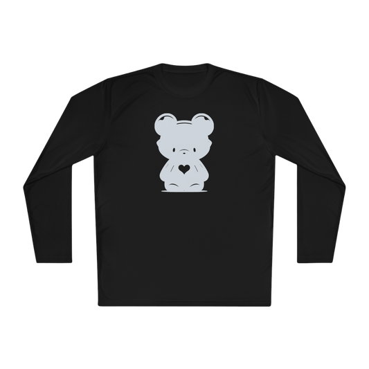 100% Cotton Long Sleeve Tee | Minimalism-Bear-007