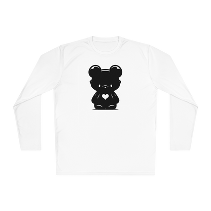 100% Cotton Long Sleeve Tee | Minimalism-Bear-007