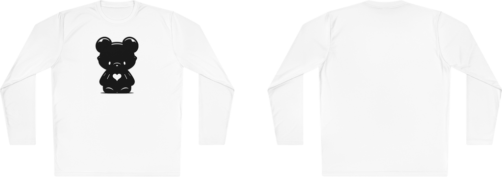 100% Cotton Long Sleeve Tee | Minimalism-Bear-007