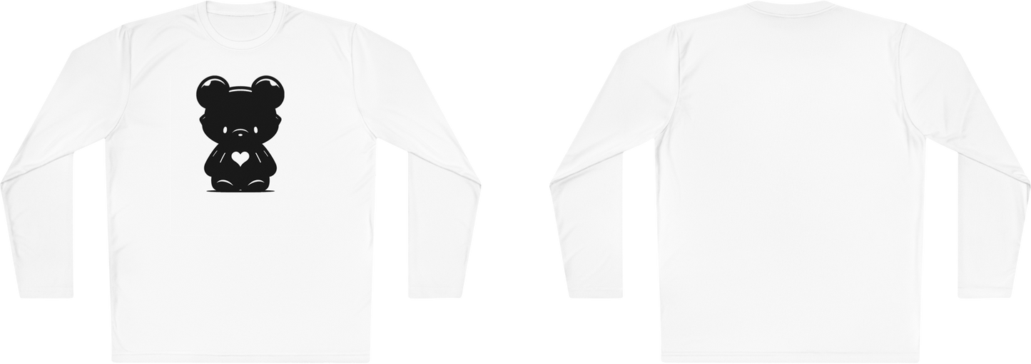 100% Cotton Long Sleeve Tee | Minimalism-Bear-007