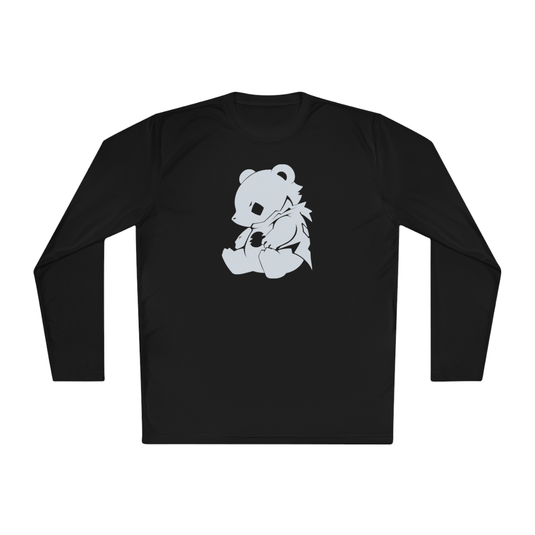 100% Cotton Long Sleeve Tee | Minimalism-Bear-009