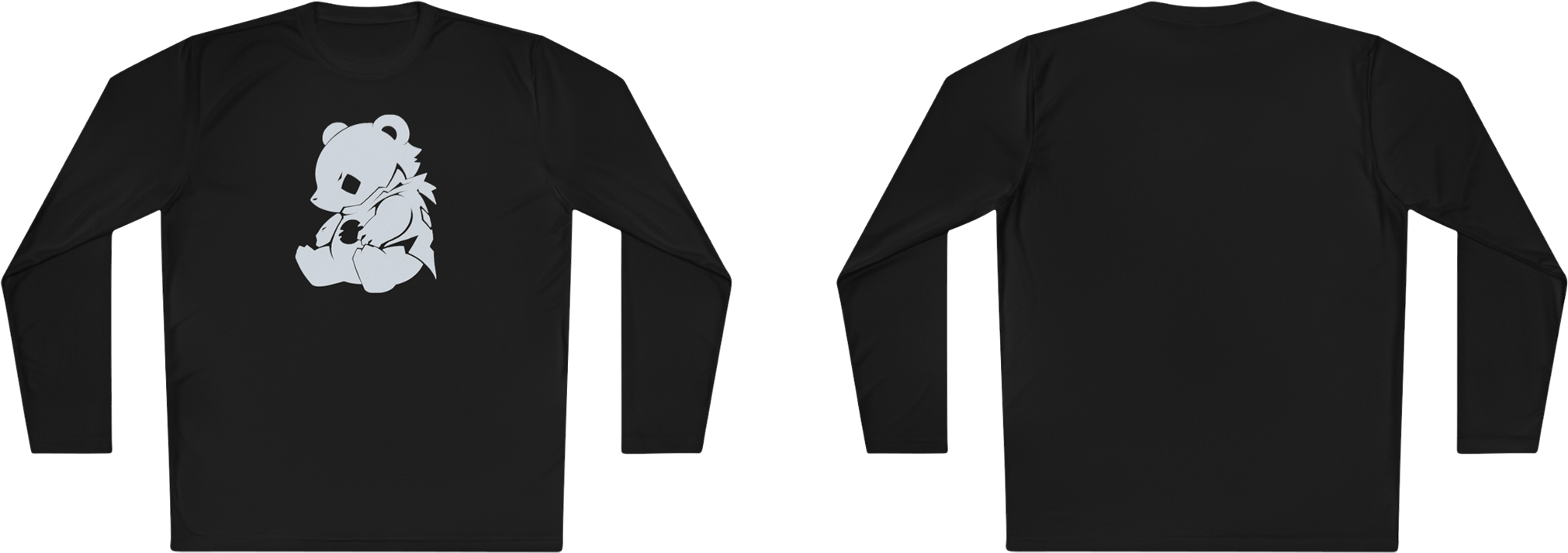 100%纯棉长袖T恤 | Minimalism-Bear-009 