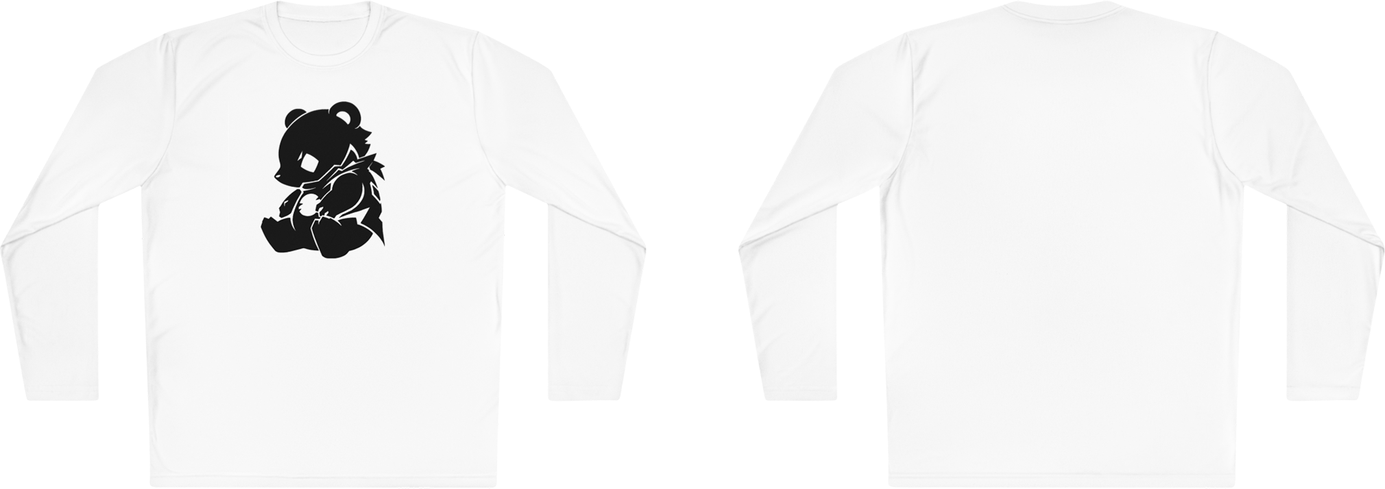 100%纯棉长袖T恤 | Minimalism-Bear-009 
