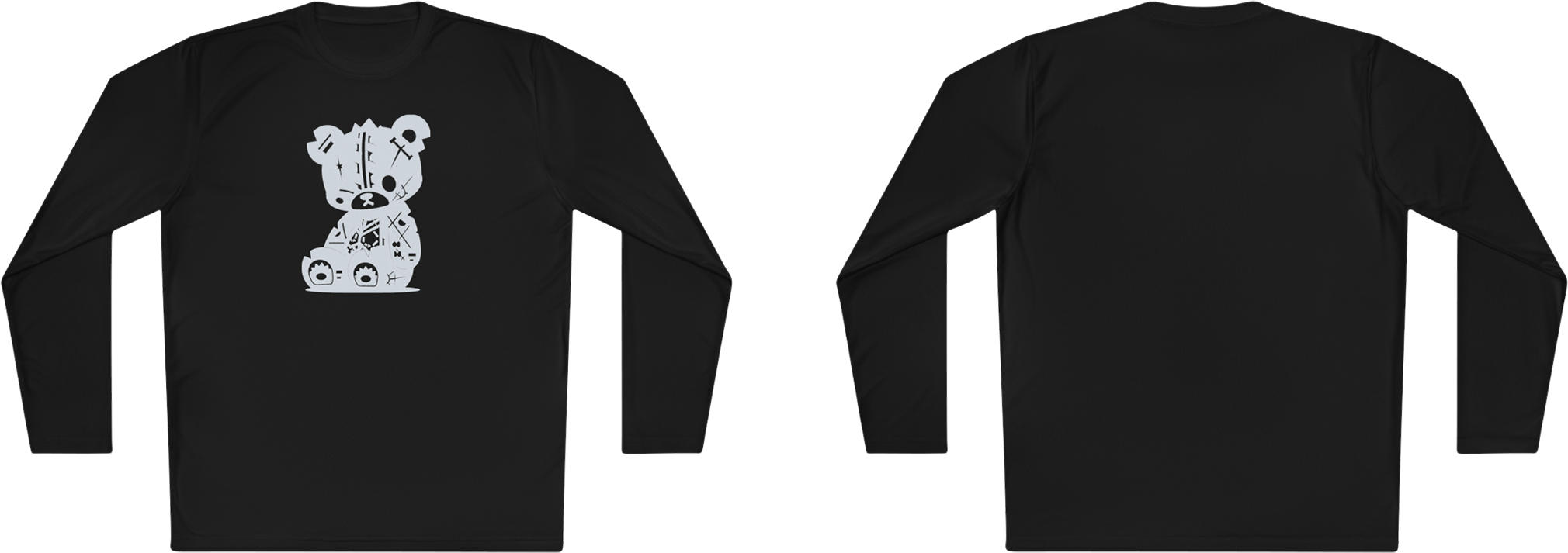 100%纯棉长袖T恤 | Minimalism-Bear-010 