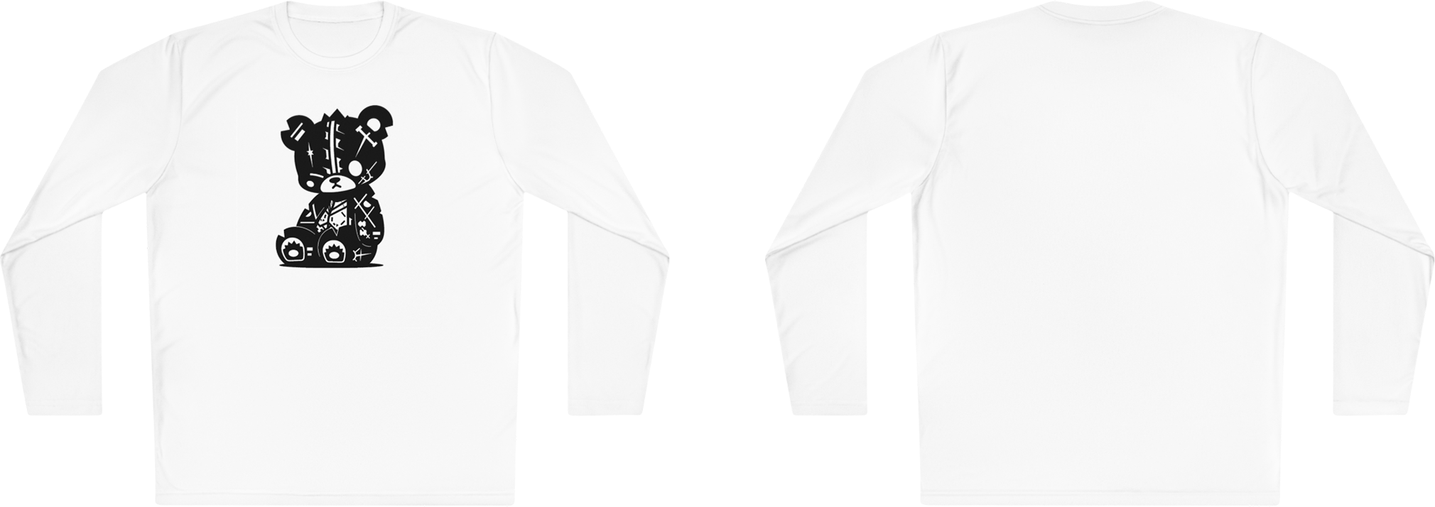 100%纯棉长袖T恤 | Minimalism-Bear-010 