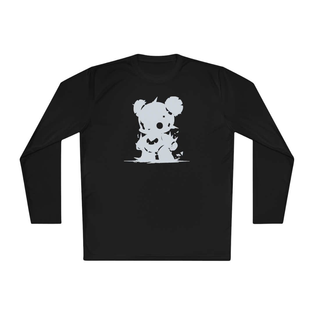 100% Cotton Long Sleeve Tee | Minimalism-Bear-011