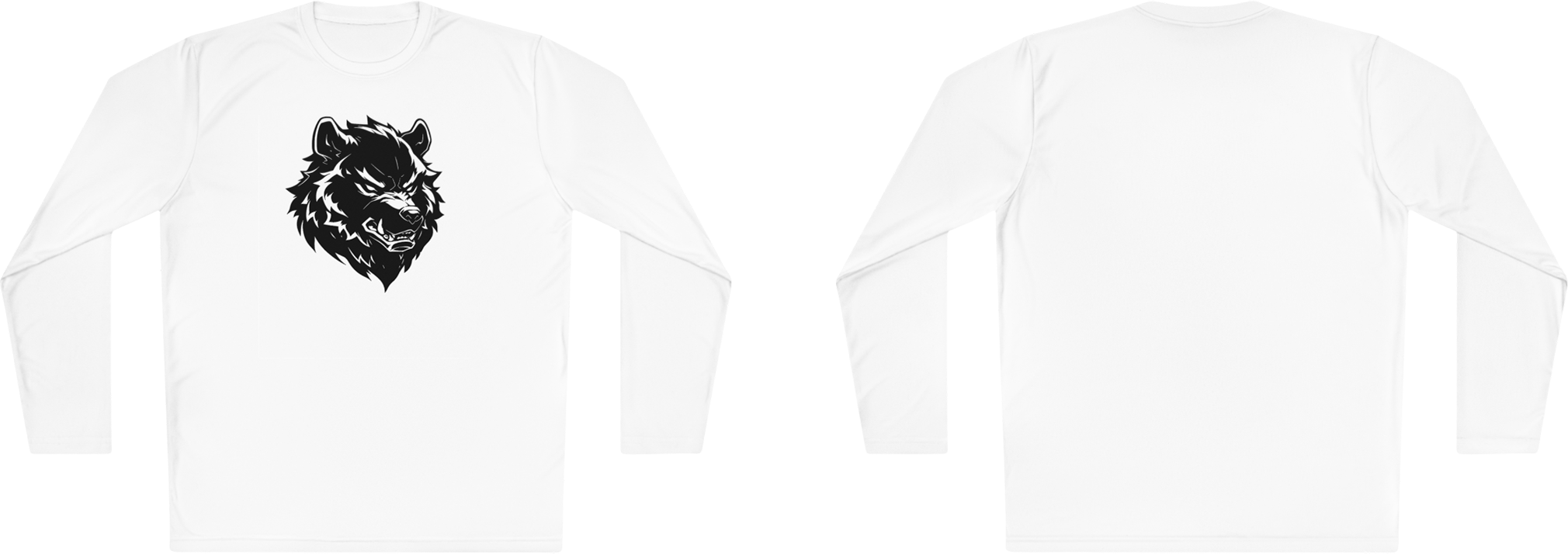 100%纯棉长袖T恤 | Minimalism-Bear-012 