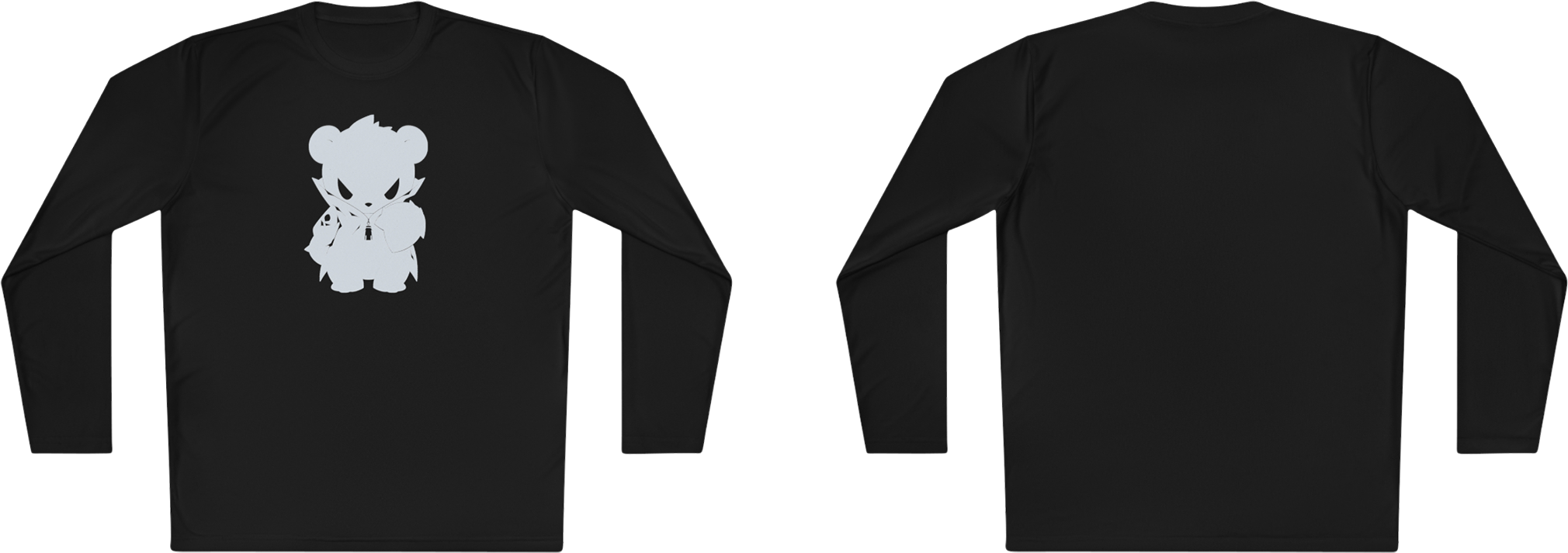100%纯棉长袖T恤 | Minimalism-Bear-013 