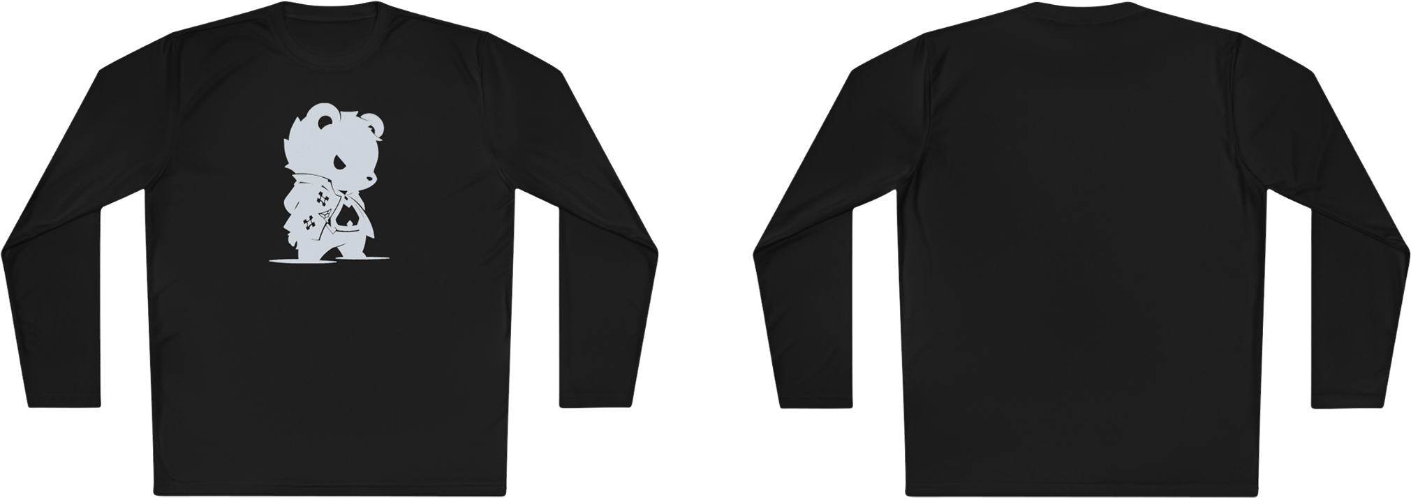 100%纯棉长袖T恤 | Minimalism-Bear-014 