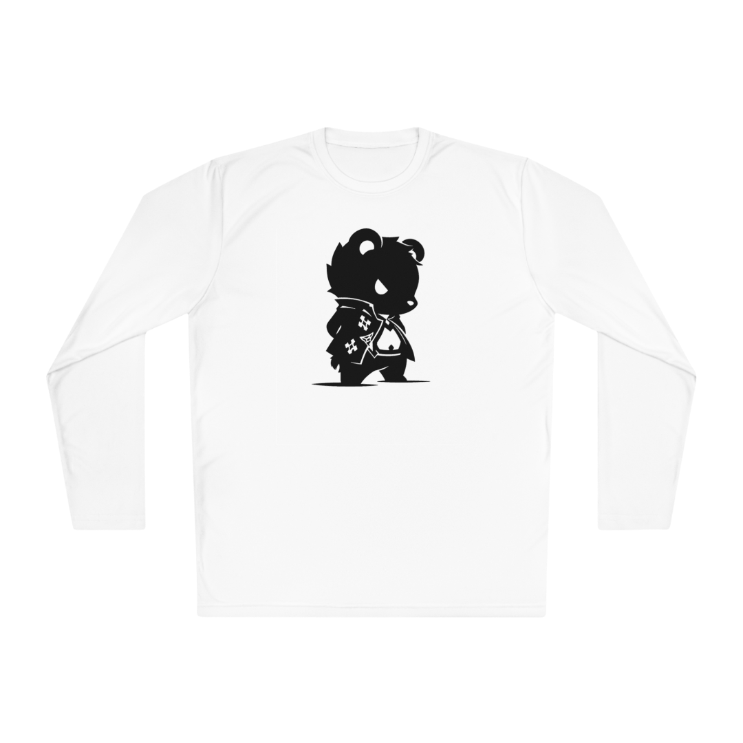 100% Cotton Long Sleeve Tee | Minimalism-Bear-014