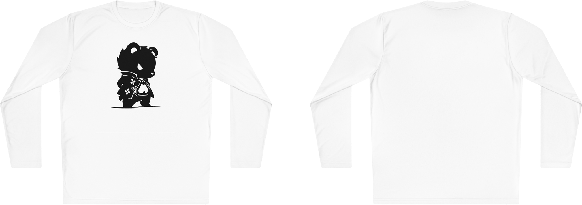 100%纯棉长袖T恤 | Minimalism-Bear-014 