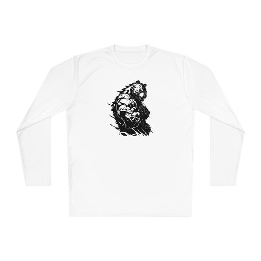 100% Cotton Long Sleeve Tee | Minimalism-Bear-015