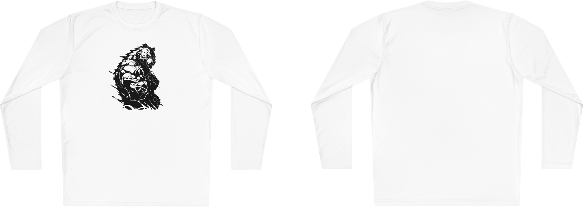 100%纯棉长袖T恤 | Minimalism-Bear-015 
