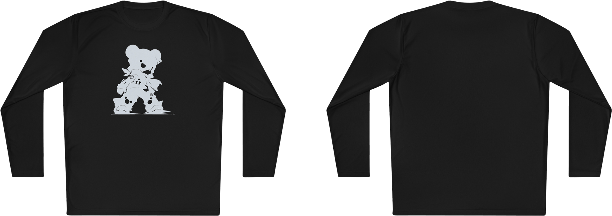 100%纯棉长袖T恤 | Minimalism-Bear-016 
