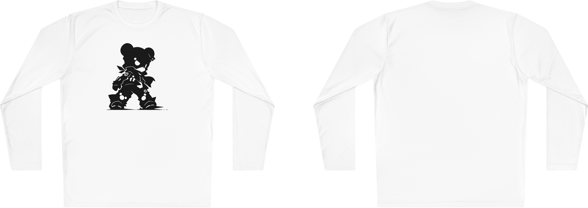 100%纯棉长袖T恤 | Minimalism-Bear-016 