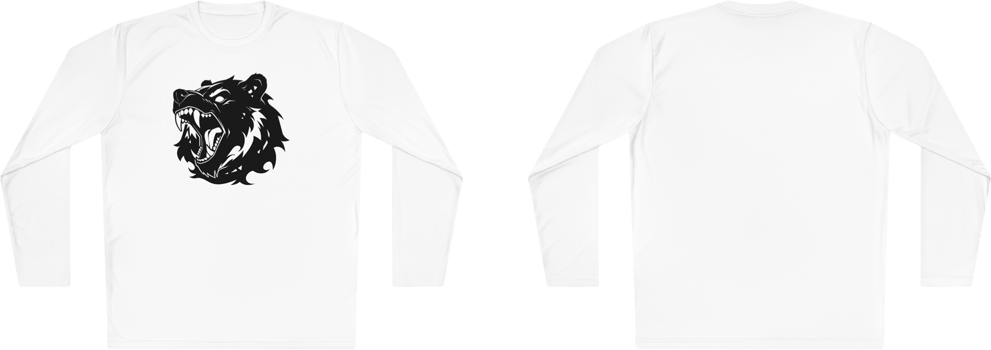 100%纯棉长袖T恤 | Minimalism-Bear-017 