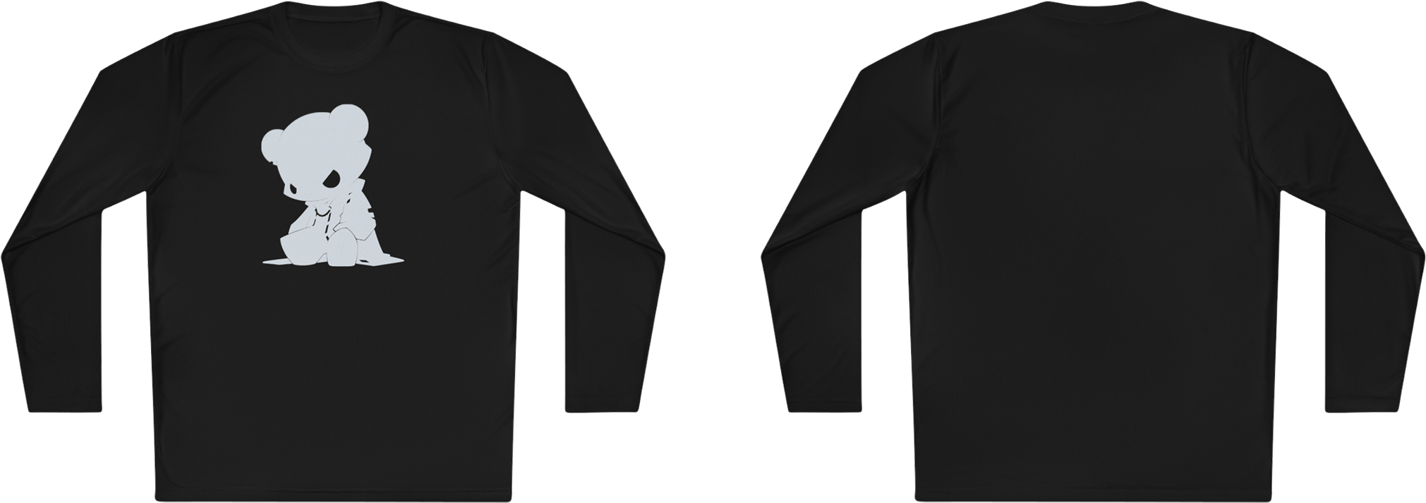 100%纯棉长袖T恤 | Minimalism-Bear-018 