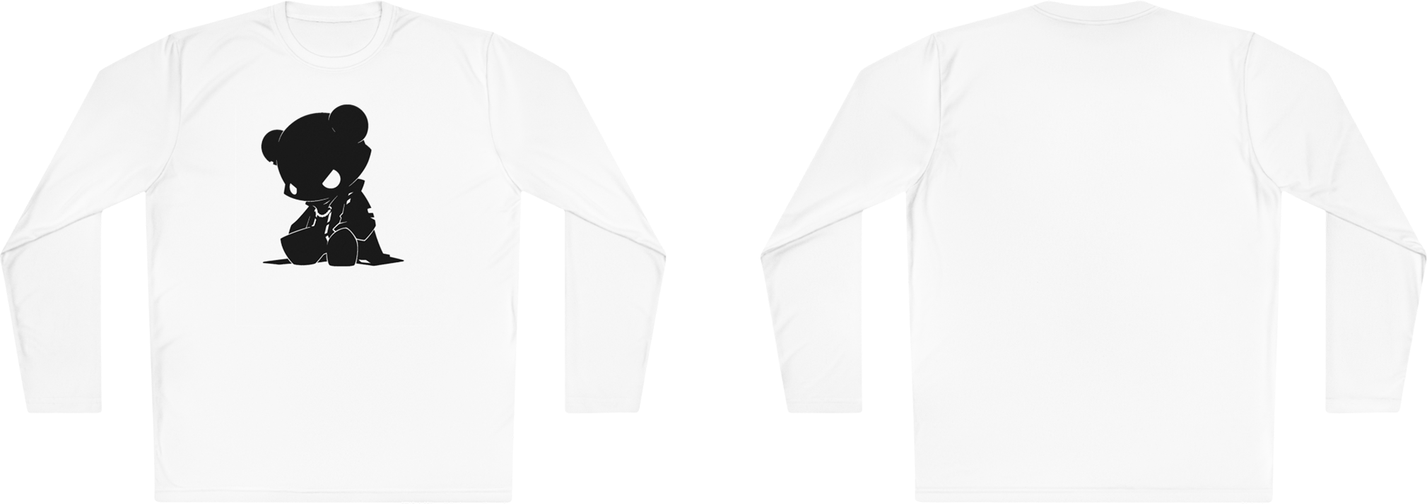 100%纯棉长袖T恤 | Minimalism-Bear-018 