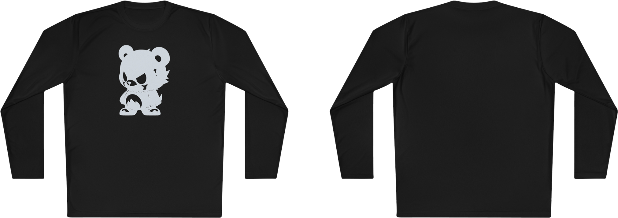 100%纯棉长袖T恤 | Minimalism-Bear-019 