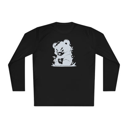 100% Cotton Long Sleeve Tee | Minimalism-Bear-020