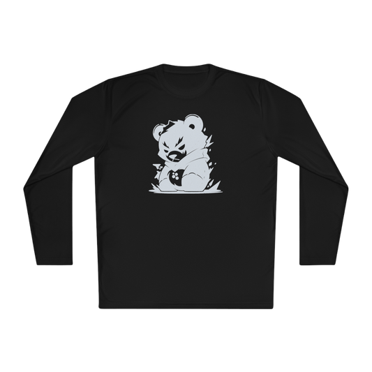 100% Cotton Long Sleeve Tee | Minimalism-Bear-020