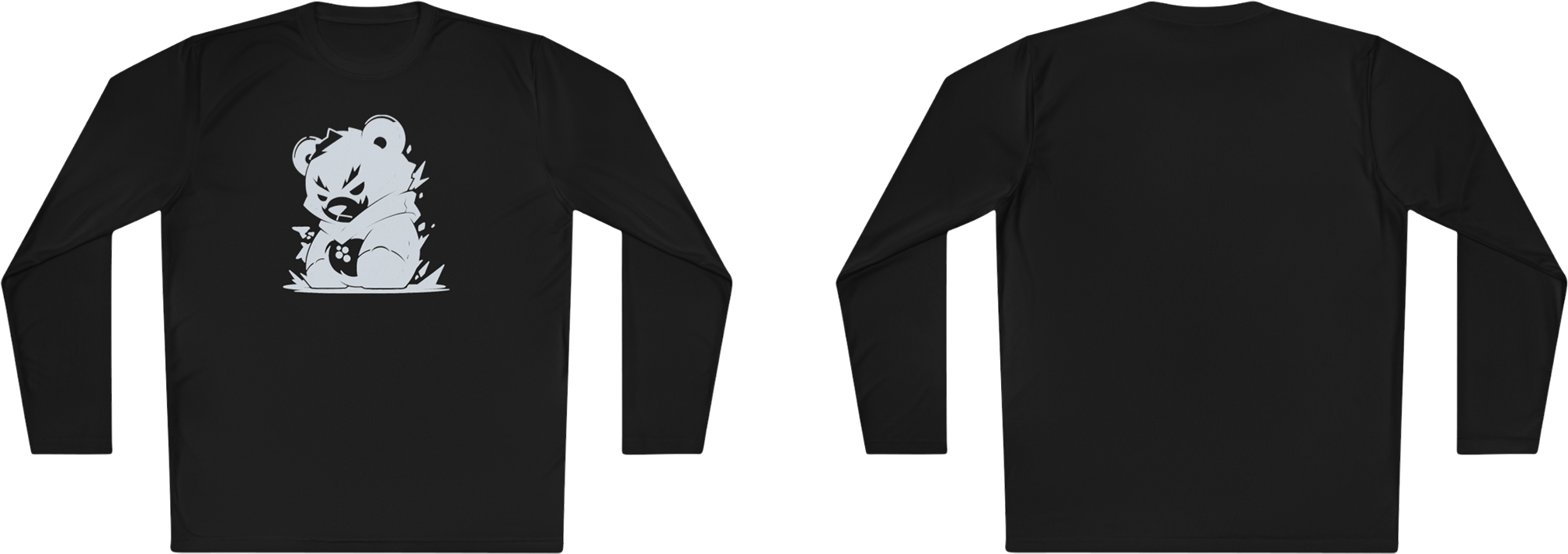 100%纯棉长袖T恤 | Minimalism-Bear-020 