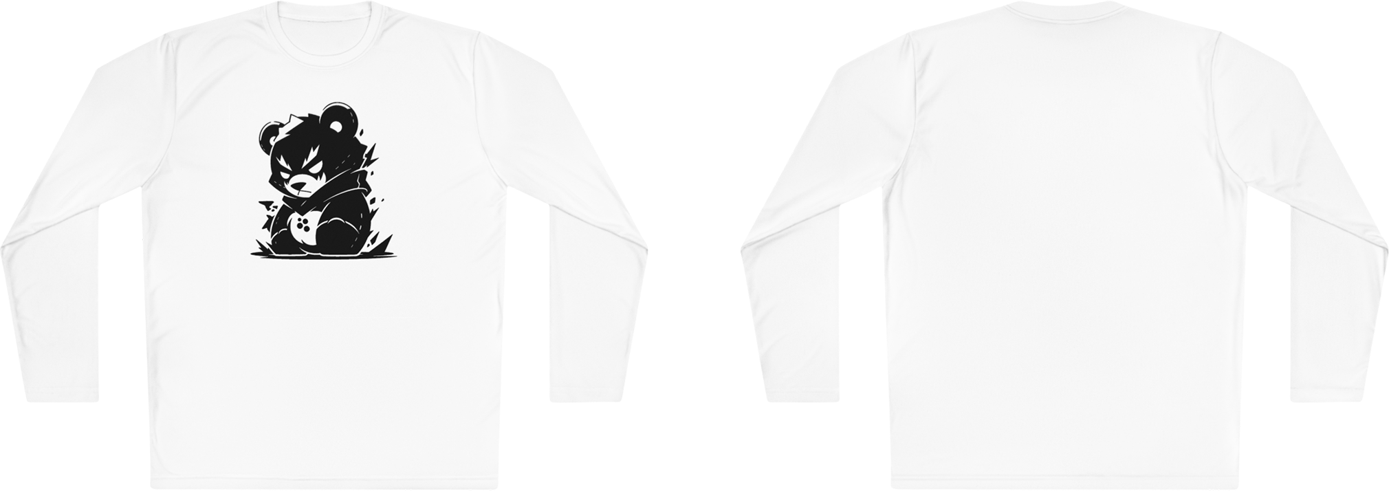 100%纯棉长袖T恤 | Minimalism-Bear-020 