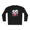 100%纯棉长袖T恤 | Kawaii-Panda-001 