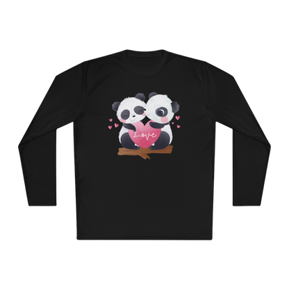 100% Cotton Long Sleeve Tee | Kawaii-Panda-001