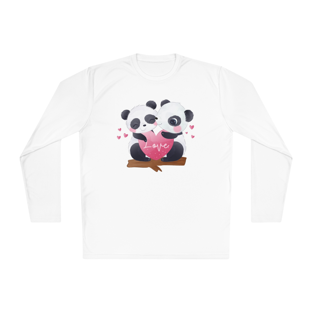 100% Cotton Long Sleeve Tee | Kawaii-Panda-001