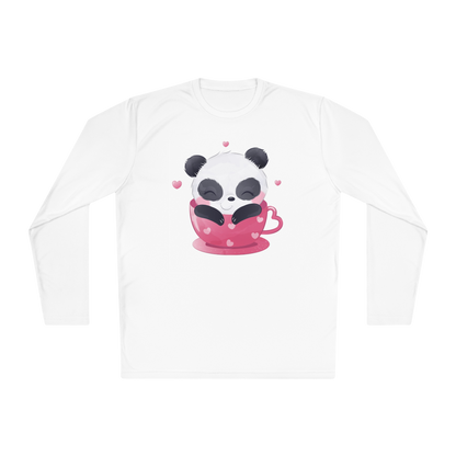 100% Cotton Long Sleeve Tee | Kawaii-Panda-002