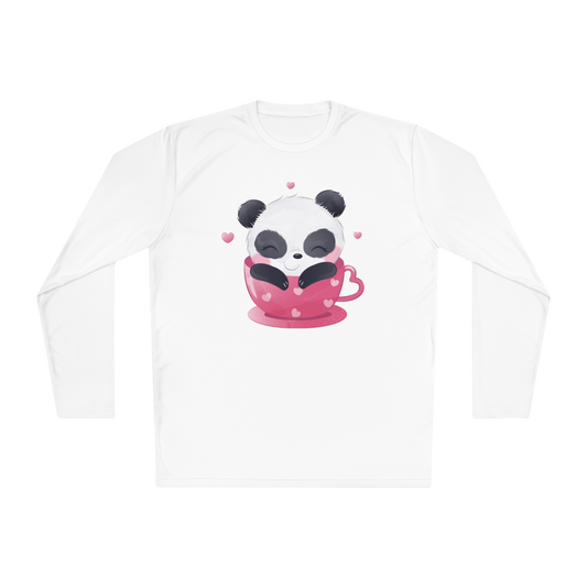 100% Cotton Long Sleeve Tee | Kawaii-Panda-002