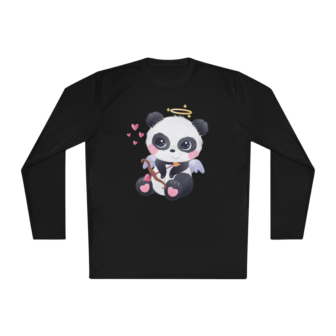 100% Cotton Long Sleeve Tee | Kawaii-Panda-003