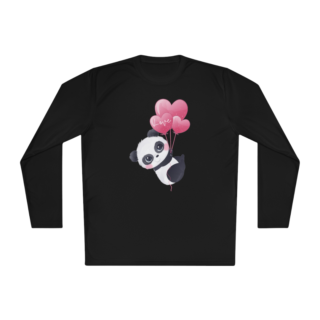 100% Cotton Long Sleeve Tee | Kawaii-Panda-004