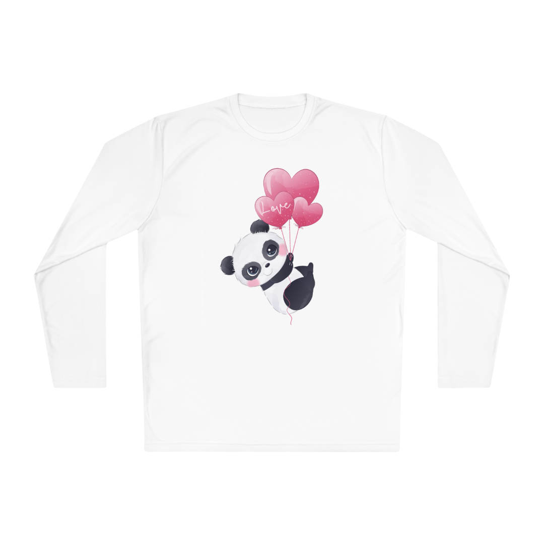 100% Cotton Long Sleeve Tee | Kawaii-Panda-004