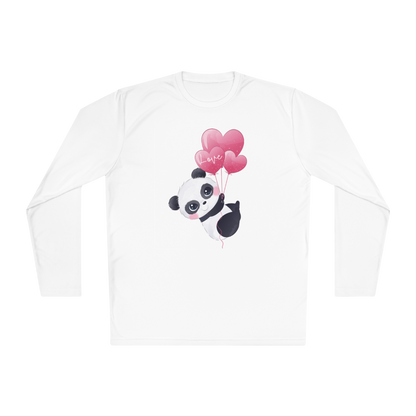 100% Cotton Long Sleeve Tee | Kawaii-Panda-004