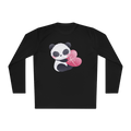 100% Cotton Long Sleeve Tee | Kawaii-Panda-006