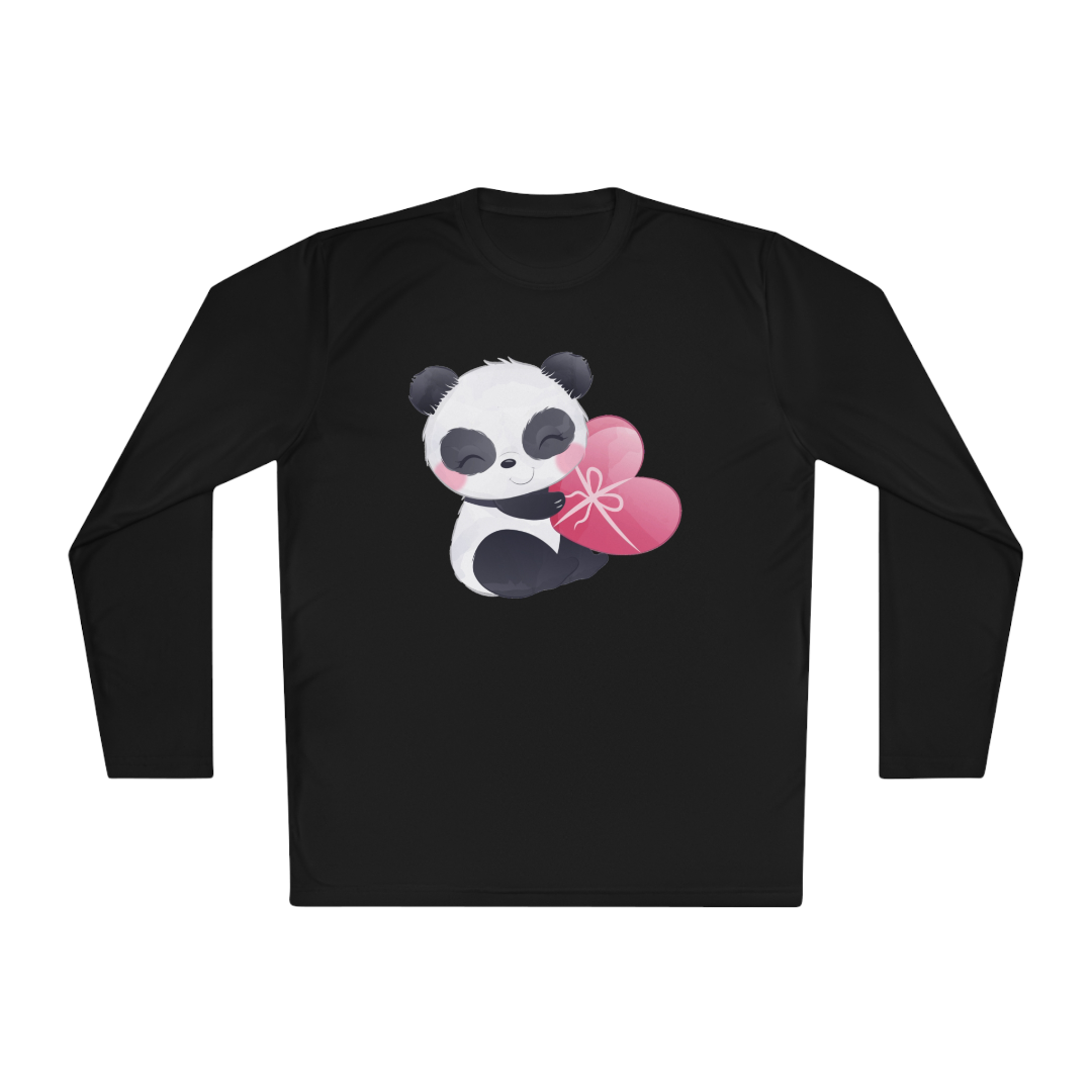 100% Cotton Long Sleeve Tee | Kawaii-Panda-006