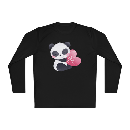 100% Cotton Long Sleeve Tee | Kawaii-Panda-006