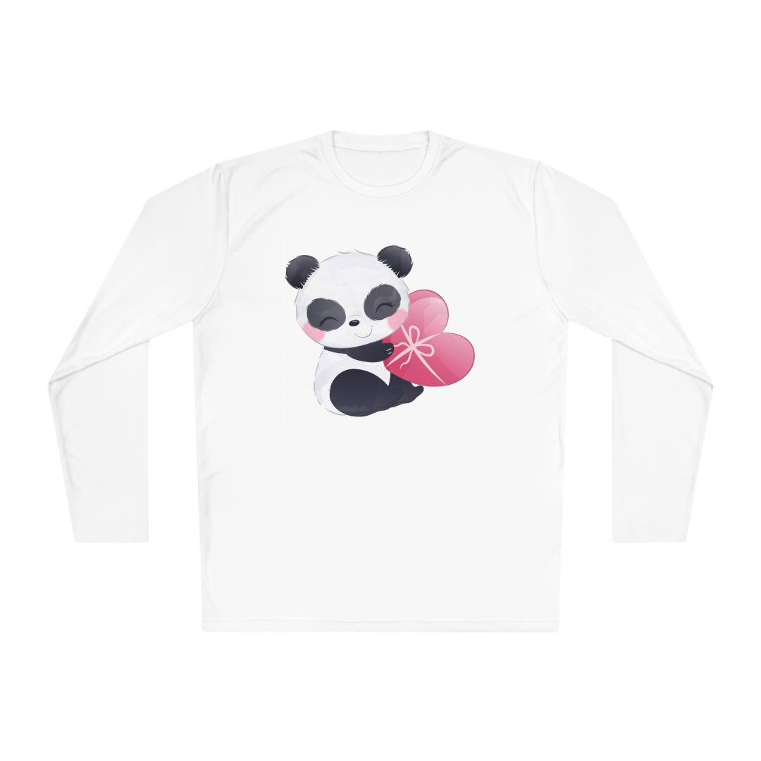 100% Cotton Long Sleeve Tee | Kawaii-Panda-006