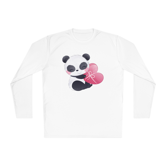 100% Cotton Long Sleeve Tee | Kawaii-Panda-006