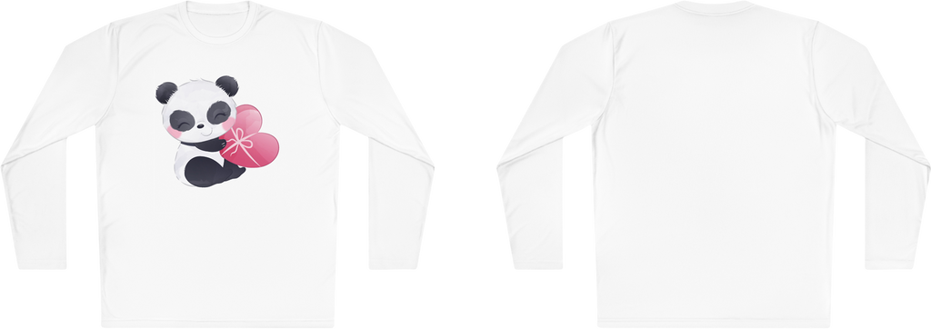 100% Cotton Long Sleeve Tee | Kawaii-Panda-006