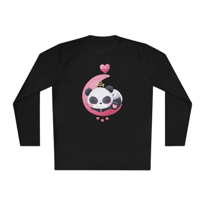 100% Cotton Long Sleeve Tee | Kawaii-Panda-007