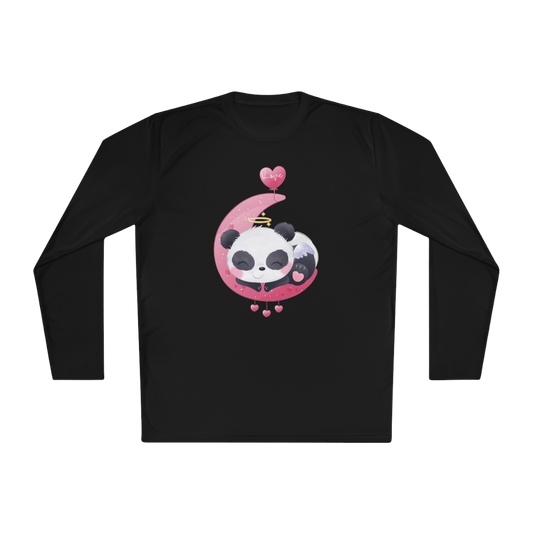 100% Cotton Long Sleeve Tee | Kawaii-Panda-007