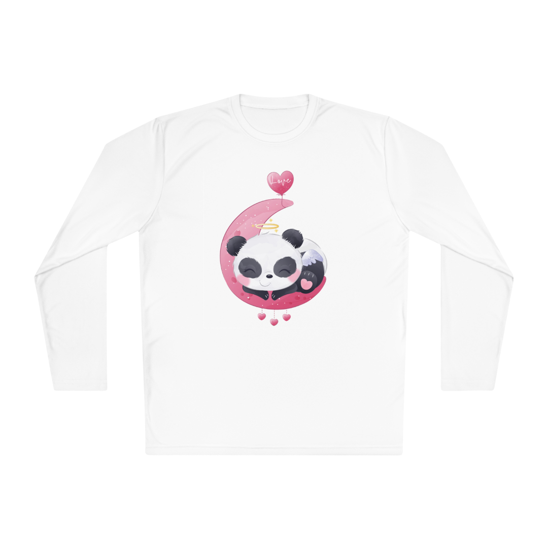 100% Cotton Long Sleeve Tee | Kawaii-Panda-007