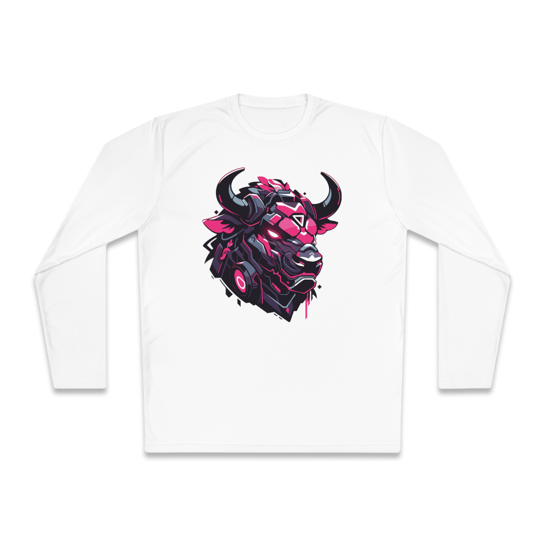 100%纯棉长袖T恤 | Mascot-Bull-001 