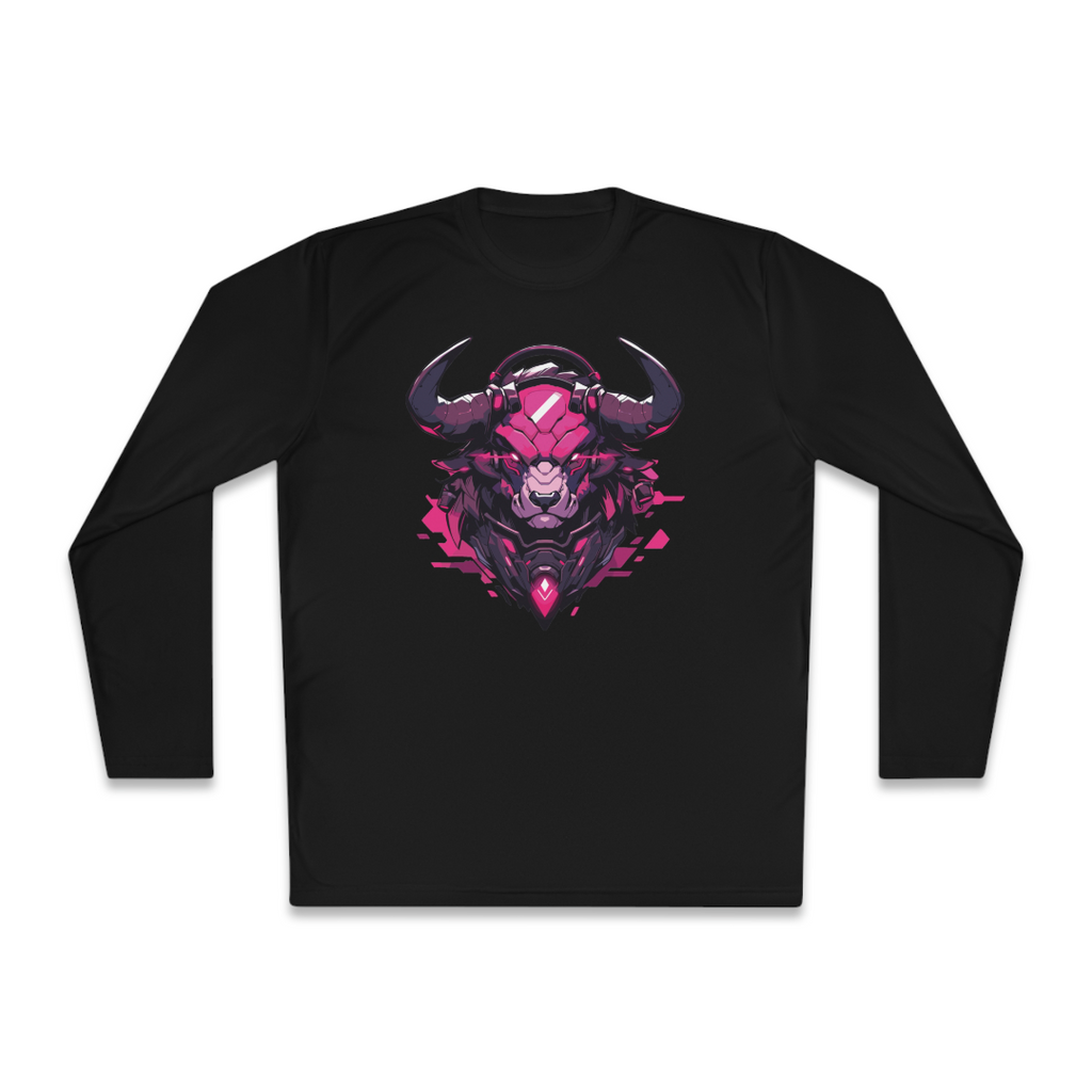 100%纯棉长袖T恤 | Mascot-Bull-002 